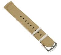 GATHINESS Correa de Reloj Fácil de Reemplazar 20mm de Nailon de Liberación Rápida Correa de Repuesto Color Caqui No Alergia de Pulsera Estilo Simple para Reloj