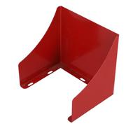 GATHINESS Cubierta Protectora para Botón de Emergencia de Acero Inoxidable Rojo Estructura de Medio Marco, Fácil Instalación y Alta Visibilidad para Espacios Públicos y Fábricas