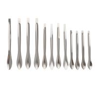 GATHINESS Cucharas Medidoras 12 Piezas para Laboratorio de Acero Inoxidable Multipropósito y Prácticas para Investigación y Aula