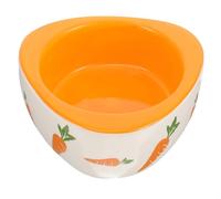 GATHINESS Cuenco de Cerámica para Hámster Triangular, Plato Antideslizante y Resistente para Conejillo de Indias y Roedores Pequeños, Recipiente Seguro y Reutilizable para Comida y Agua,