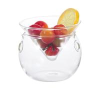 GATHINESS Cuenco de Vidrio Triangular para Ensalada Diseño Delicado y Almacenamiento Seguro, Adecuado para Uso Diario en Patio y Cocina