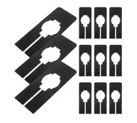 GATHINESS Divisores de Armario para Ropa Reutilizables 30 Piezas, Separadores de Tallas Negros de Plástico Pequeño, Divisores Transparentes para Estantes y Cajones, Organizadores Prácticos