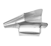 GATHINESS Embudo de Boca Ancha para Envasado de Alimentos y Transferencia de Líquidos, Embudo de Metal Resistente Salida de 3 CM para Rellenar Botellas y Bolsas en Cocinas Profesionales