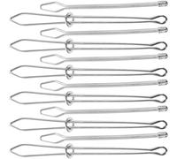 GATHINESS Enhebrador de Cordón Metálico Herramienta de Costura para Manualidades 30 Piezas sin Dañar Prendas Clip Elástico para Ropa y Pantalones