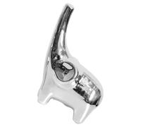 GATHINESS Estatua de Elefante de Cerámica Adorno Delicado y Moderno para Escritorio Bordes Suaves y Superficie Lisa, Única para y Biblioteca