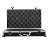 GATHINESS Estuche Protector para Micrófono Portátil Negro con Espuma Interna Resistente a Golpes y Arañazos Caja de Transporte para Micrófono y Cables Adecuado para Exteriores y