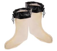 GATHINESS Forros para Botas de Lluvia Cálidos y Resistentes al Frío Algodón de Fibra Larga, Desmontables y Gruesos para Invierno y Meses Fríos, Talla 39, Color Blanco