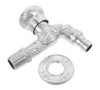 GATHINESS Grifo Aleación de Zinc Exterior de 4 Pulgadas Vintage Montaje en Pared Instalación Fácil para Lavadora y Jardín Adecuado para Balcón y Limpieza de Coches