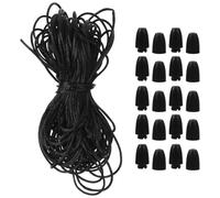 GATHINESS Hebilla de Conexión para Pulseras DIY con Cuerda de Nylon Negra, Superficie Lisa y Resistente, Accesorio Adecuado para Manualidades y Bisutería