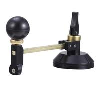 GATHINESS Herramienta para Cortar Vidrio Brújula de Aleación Metálica Negra, Diámetro 400mm, Resistente y Precisa para Apertura en Aire Acondicionado y Campana Extractora