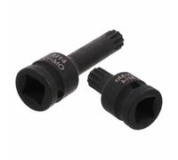 GATHINESS Herramienta para Desmontar Tornillos de Freno Dado Estriado de Acero Resistente y Diseño Ergonómico para Mantenimiento de Vehículos Personales y Asistencia en Carretera