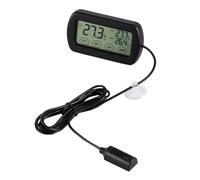 GATHINESS Higrómetro Digital y Termómetro para Incubadora Alarma, Sensor de Alta Precisión, Pantalla LCD, Adecuado para Monitoreo de Humedad y Temperatura en Mascotas y Hogar