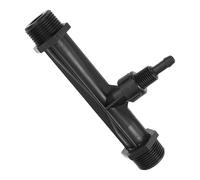 GATHINESS Inyector Resistente de Rosca Riego Venturi para Jardín Externa y 3/4' de Plástico Negro Químicos Alta Eficiencia para Irrigación y Fertilización de Plantas