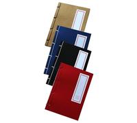 GATHINESS Juego de 4 Cuadernos Vintage de Papel Diseño de Costura Retro, Tapa Dura y Páginas en Blanco, Ideales para Oficina y Escritura Creativa