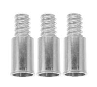 GATHINESS Kit de 3 Piezas de Rosca Metálica para Escoba Mango de Hierro y Rosca Americana de 22mm, Accesorio Resistente y Fácil de Instalar para Diversas Tareas de Limpieza Pala Detector