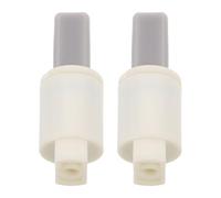 GATHINESS Kit de Reparación de Amortiguadores de Asiento de Inodoro Cierre Suave, 2piezas de Plástico para Instalación en Baño, Diámetro de Agujero 24mm, Protección y Descenso Lento