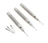 GATHINESS Kit de Reparación de Relojes y Cambio de Baterías Agujas de Punzonado de Acero Inoxidable, Ajuste de Correas Herramienta para Reparar Relojes