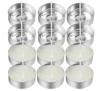 GATHINESS Latas Metálicas Redondas para Velas 150 Mechas Incluidas, Recipientes para Hacer Velas Caseras y Proyectos Artesanales