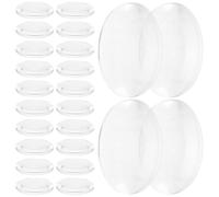 GATHINESS Lentes Biconvexas Acrílicas Transparentes Fácil de Usar y Limpiar Juego de 60 para Experimentos de Física Ideales para Enseñanza Escolar y Proyectos Ópticos