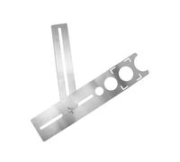 GATHINESS Localizador de Perforación Herramienta Portátil en Acero Inoxidable Ajuste Preciso para Fábricas de Muebles y Aficionados Carpintería para Mármol y Azulejos