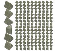 GATHINESS Medios Cerámicos Abrasivos Triangulares para Pulir Pulidor de Brillo Fino, Abrasivo de Volteo Rápido para Joyería y Bricolaje en Casa, Bolsa de 450 Gramos
