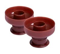 GATHINESS Molde para Hacer Donas de Plástico Resistente a Alta Temperatura, Diseño Multifunción Forma de Flor, 2 Piezas Redondas para Hornear Donuts Gruesos en Cocina Doméstica y