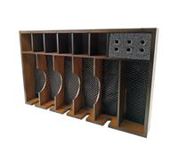 GATHINESS Organizador de Peluquería de Madera Gran Capacidad y Diseño Racional para Tijeras y Clips, Adecuado para Salón de Belleza Profesional