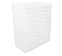 GATHINESS Organizador Diseño Simple y Elegante Blanco de Teléfono Celular de Algodón Perlado 20 Compartimentos para Organizar Smartphones en Oficinas y Aulas
