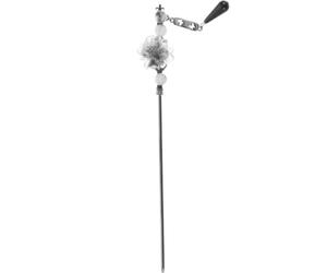 GATHINESS Palillo de Pelo Retro con Diseño de Flor Estilo Tinta China, Aleación de Zinc y Plástico, Accesorio Cómodo para Peinados DIY en Fiestas y Cosplay