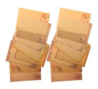 GATHINESS Papel de Carta Vintage de 40 Hojas de Papel Kraft Diseño Europeo y Flores, Práctico y Conveniente para Escribir Cartas y Copiar Poemas Varios estilos