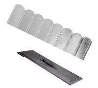 GATHINESS Parabrisas de Camping Plegable Portátil a Prueba de Viento 8 Paneles de Chapa Galvanizada para Barbacoa y Actividades al Aire Libre