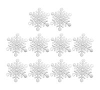 GATHINESS Parches para Planchar Bordados Copos de Nieve, 10 Piezas, Apliques Termoadhesivos para Ropa y Accesorios, Tamaño Compacto, Recomendados para Prendas Casuales y Chaquetas