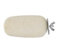 GATHINESS Piedra de Calcio para Masticar de Pájaros y Conejos, Hecha de Piedra Natural y Acero Inoxidable, Adecuada para Favorecer el Cuidado Dental y Molienda de Dientes