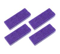 GATHINESS Piedras Pómez Removedor de Células Muertas y Reparación de Tejido Dañado Set de 4 para Pedicura Profesional, Herramienta para Pies de Pu Púrpura Tamaño Compacto para Mano