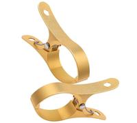 GATHINESS Pinzas para Ropa Grandes a Prueba de Viento, Abrazaderas Metálicas Resistentes para Colchas y Toallas, Clips de Fijación para Secado en Balcones y Patios, Juego de 2 Unidades