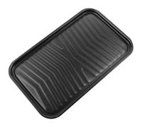 GATHINESS Plancha Grill Plate de Acero Grueso Recubrimiento Antiadherente, Bandeja para Asar Compacta y Resistente Suciedad, Adecuado para Reuniones Familiares