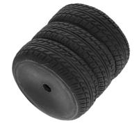 GATHINESS Portalápices Negro Forma de Neumático de Plástico para Escritorio