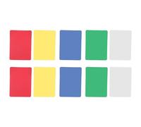 GATHINESS Rebanadas de Póker de Plástico Profesional, Set de 10 Piezas para Repartir Cartas, Tamaño 8,7 X 6,4 CM, Accesorio para Partidas en Mesa de Juego