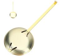 GATHINESS Reemplazo del Péndulo del Reloj de Pared Dorado de Metal, Pieza de Péndulo para Reloj Decorativo, Adecuado para DIY y Alarm Clock