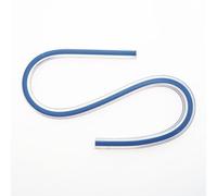 GATHINESS Regla Curva Flexible de 30cm para Dibujo y Topografía, Herramienta de Medición Material Plástico y Metal, Adecuado para Ingeniería y Confección