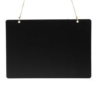 GATHINESS Tablero colgante de mensajes doble cara pizarra negra de density board, tablero borrable para colgar en la pared, adecuado para decoración en oficinas y hogares
