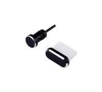 GATHINESS Tapones Antipolvo Tipo C y Conector de Auriculares 3,5mm, Protección contra Polvo y Pelusas, Diseño Elegante de Aleación de Aluminio, Juego de 2 Piezas para Entrada USB Tipo C