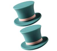 GATHINESS Tapones de Silicona para Botellas de Vino Reutilizables, Buen Sellado y Diseño en Forma de Sombrero, Paquete de 2 Unidades para Diversas Ocasiones