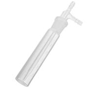 GATHINESS Tubo de Muestreo de Aire de Vidrio Borosilicato de Alta Resistencia de 25ml con Absorción por Impacto para Análisis de Sustancias Peligrosas y Muestreo Seguro