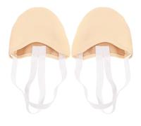 GATHINESS Zapatillas de Danza para Mujer XL 40-41, Puntera Acolchada | Cubiertas Transpirables de PU y Piel Sintética, Elásticas y Reutilizables, para Antepié, Yoga y Barra