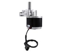 Gathukila Motor de cepillo de baja velocidad de 250 W 24 V, motor cepillado CC de baja velocidad, eje de 44 mm, diámetro del eje 17 mm, 75 rpm