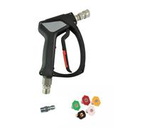 Gatillo giratorio de acero inoxidable SGS35 compatible con Karcher HD y HDS de 11,6 mm Q/R 5 boquillas