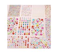Gatinas para Preciosas,pegatinas personalizadas,Pegatinas Decorativas de Piedras Preciosas - 2774 piezas - ¡Pega las piedras preciosas y sé creativo