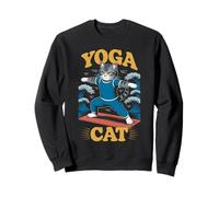 Gatito Aeróbico Gato Yoga Sudadera