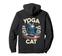 Gatito Aeróbico Gato Yoga Sudadera con Capucha